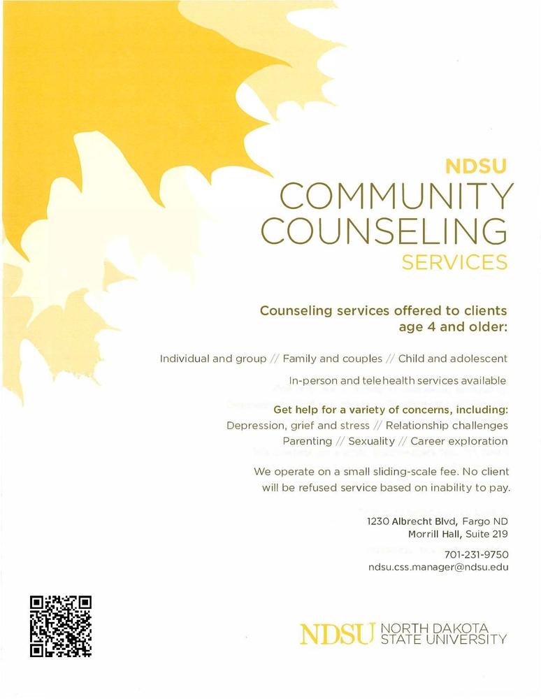 NDSU Community Counseling Services